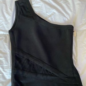 Marciano Black dress with mesh